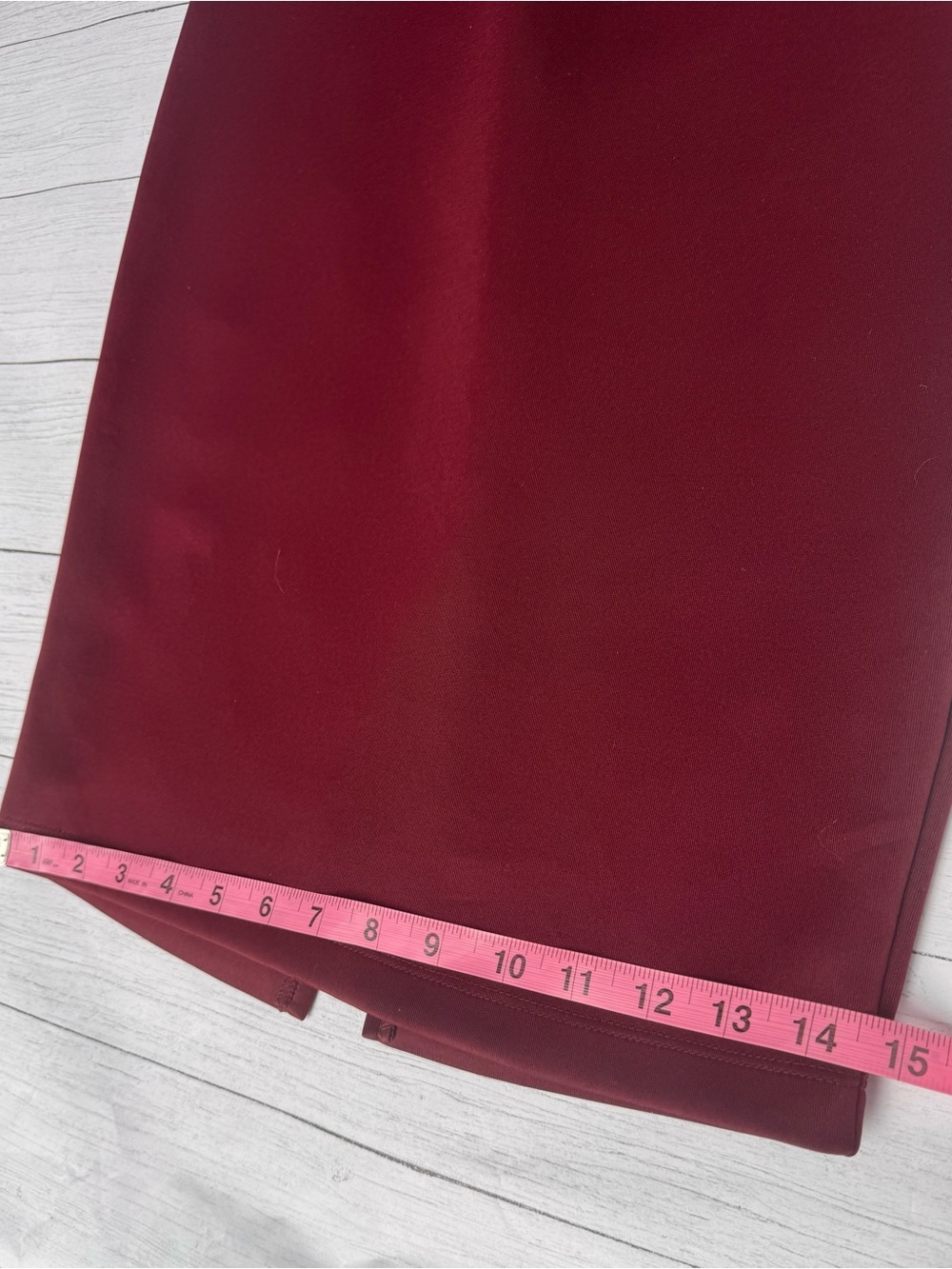 Bisou Bisou Michele Bohbot Burgundy Peplum Sheath Dress NWT Size 4 Cocktail - Picture 16 of 17
